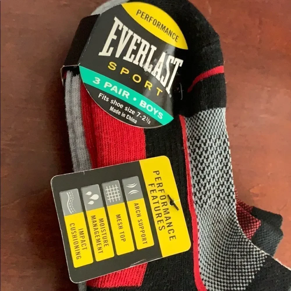 Everlast sport performance socks set 3